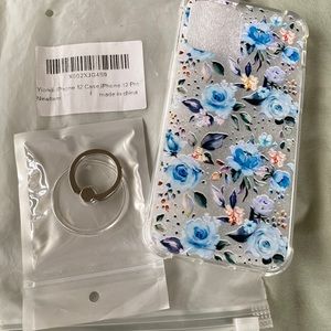 🔥 5/$25 IPhone 12 floral case-brand new